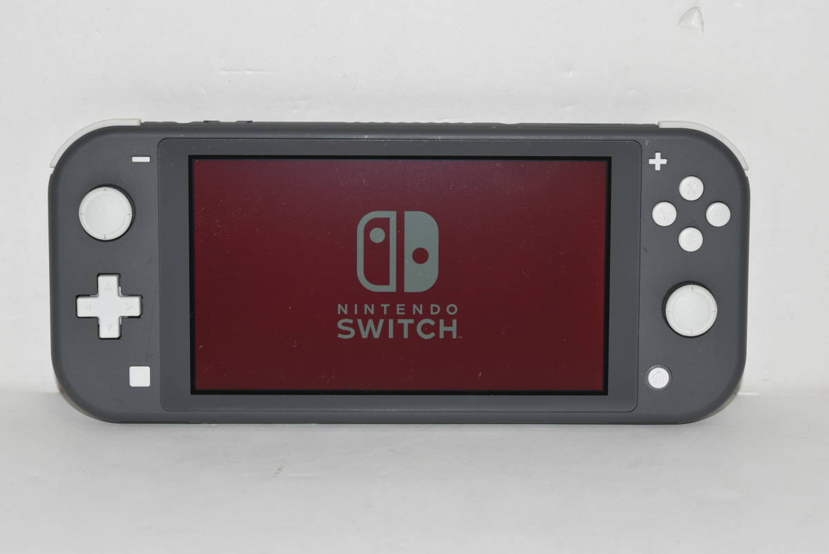 ニンテンドースイッチライトグレー中古美品完品 携帯用ゲーム本体
