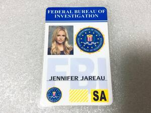 ☆ アメリカ 人気 ドラマ グッズ クリミナルマインド ジェニファー ジャロウ A J クックさん FBI BAU IDカード （検索：ポリスバッジ） ☆