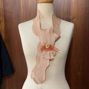 151 ・ аксессуарный шарф розовый