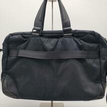 PELLE MORBIDA ビジネスバッグ 2way ペッレモルビダ ショルダー ハイドロフォイル ナイロン ネイビー A4可能 書類 大容量 メンズ 干場_画像3