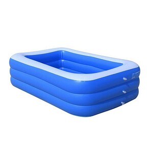  for children pool approximately 210*135*60cm home use vinyl pool heat countermeasure thickness . interior outdoors thickness . leak prevention playing in water . large activity parent . playing 3 layer blue 