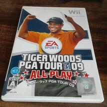 【送料4点まで230円】26【Wii】タイガー・ウッズ PGA TOUR 09 ALL-PLAY【動作確認済】_画像1