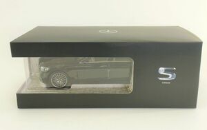Norev Mercedes Benz AG Mercedesst 1/18 S-Klasse onyx black ベンツ ディーラー限定モデル モデルカー 外箱開封品 ◆3102/掛川店