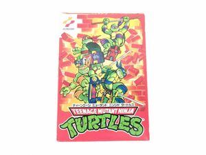 ★ ファミコンソフト ティーンエージミュータントニンジャタートルズ KONAMI 箱説付 FC TMNT レトロゲーム 中古 ◆3114/高洲店