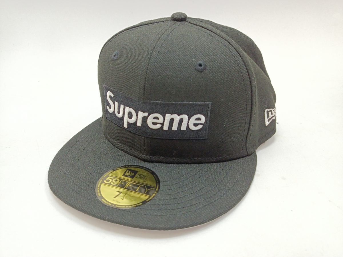 美品 Supreme New Era cap ボックス ロゴ キャップ 帽子 キャップ 帽子 メンズ 超人気の