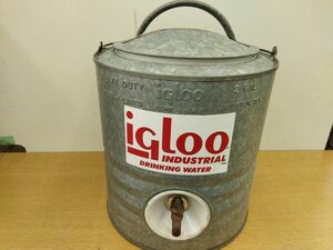 igloo metal water jug 2 gallon (7.6L) Vintage i glue *3110/. bamboo ba The -ru shop 