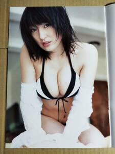 送料込み 【熊田曜子】 ミニ写真集 雑誌付録 １８ページ 巨乳 ビキニ 水着 グラビア 18P