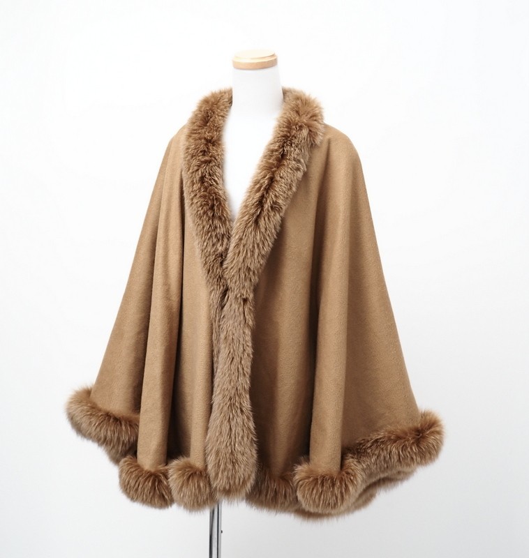 ヤフオク! -「カシミア ポンチョ ファー」(レディースファッション) の