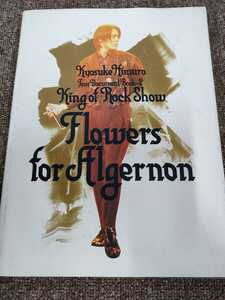 2243 送料230円　氷室京介/写真集/Flowers for Algernon/BOOWY/KING OF ROCK SHOW