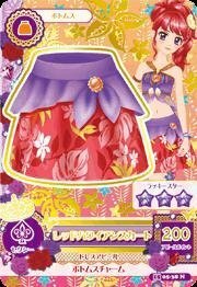 アイカツ2015新5弾/AK1505-38/レッドハワイアンスカート