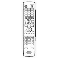 シャープ DVD DV-ACW82、DV-ACW85、DV-ACW90用リモコン送信機 0046380198