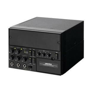 DC12V/24V* Mike input 3 circuit mixing broadcast car mixer amplifier (NX-9500)