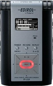 Roland 24bit WAVE/MP3 RECORDER R-09