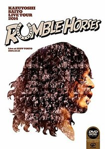 KAZUYOSHI SAITO LIVE TOUR 2014 “RUMBLE HORSESLive at ZEPP TOKYO 2014（中古品）