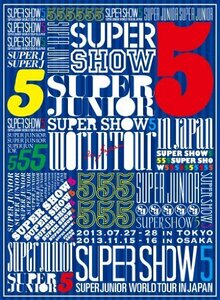 SUPER JUNIOR WORLD TOUR SUPER SHOW5 in JAPAN (3枚組DVD) （中古品）