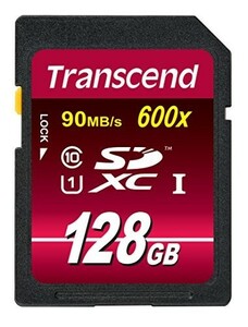 Transcend SDXCカード 128GB Class10 UHS-I対応 (最大転送速度90MB/s) TS1