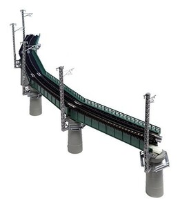 KATO Nゲージ カーブ鉄橋セットR448-60° 緑 20-823 鉄道模型用品