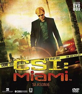 CSI:マイアミ コンパクト DVD‐BOX シーズン6（中古品）
