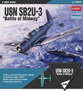 アカデミー 1/48th Scale USN SB2U-3 Battle of Midway #12324 ACADEMY HOB