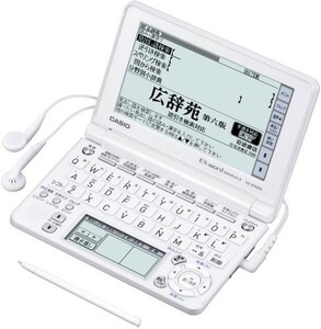 CASIO Ex-word computerized dictionary XD-SF6200WE white sound correspondence 100 contents many 