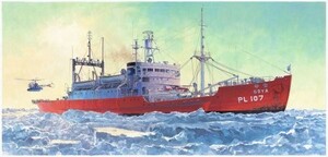 ハセガワ 南極観測船 宗谷 第一次南極観測隊 (1/350スケールプラモデル 400