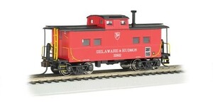 Bachmann Industries HOスケール北東スチールCaboose???デラウェア州、ハド