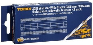 TOMIX Nゲージ ワイドレール用 壁C354内 C317外 3種×8枚入 3083 鉄道模型