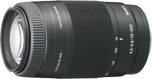 ソニー SONY 望遠ズームレンズ 75-300mm F4.5-5.6 フルサイズ対応