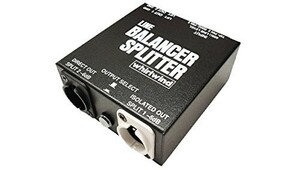 whirlwind 1 IN 2 OUTラインスプリッターボックス LINE BALANCER/SPLITTER