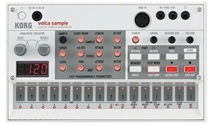 KORG デジタル サンプラー volca sample シンセサイザー 電池駆動 スピーカ