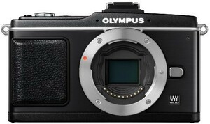 OLYMPUS ミラーレス一眼 PEN E-P2 ボディ ブラック E-P2BODY-BLK