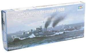 トランペッター 1/350 カナダ海軍 駆逐艦 HMCS ヒューロン 1944 05333 プラ