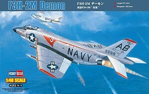 ホビーボス 1/48 エアクラフトシリーズ F3H-2M デーモン プラモデル