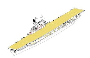 トランペッター 1/700 アメリカ海軍 航空母艦 CV-6 エンタープライズ プラ