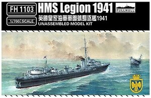 フライホークモデル 1/700 イギリス海軍 駆逐艦 リージョン 1941年 プラモ