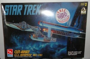 AMT Retl Star Trek Cut-away U.S.S. Enterprise NCC-1701 1/650 Scale Mod