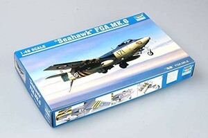 トランペッター 1/48 イギリス海軍 ホーカー シーホーク FGA Mk6 02826 プ