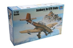 トランペッター 1/32 ドイツ軍 ユンカース Ju87R シュトゥーカ プラモデル