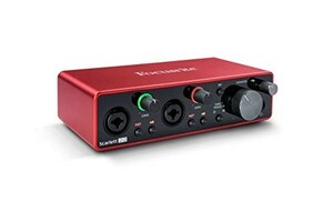 Focusrite Scarlett 2i2 3rd Gen オーディオインターフェイス