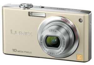 パナソニック デジタルカメラ LUMIX (ルミックス) FX35 グロスゴールド DMC