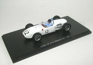 スパーク 1/43 ロータス 18 1961 F1 ベルギーGP #12 L.ビアンキ