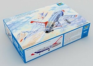 トランペッター 1/32 F-100D スーパーセイバー “サンダーバーズ プラモデ