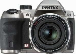 PENTAX X-5 クラシックシルバー 1,600万画素 超広角-超望遠ズームレンズ 単