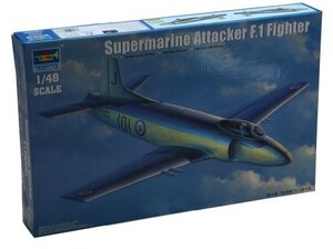 トランペッター 1/48 スーパーマリン アタッカー F.1 プラモデル