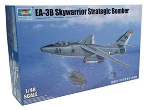 トランペッター 1/48 アメリカ海軍 EA-3B スカイウォーリア プラモデル