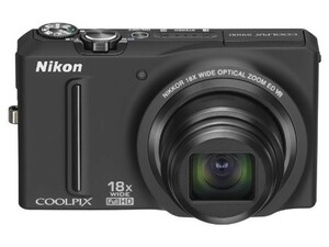 Nikon digital camera COOLPIX S9100no- blue black S9100BK