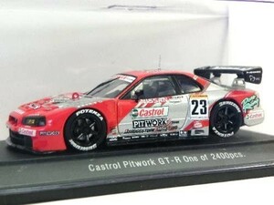 エブロ 1/43 カストロールPITWORK ニスモGT-R 43333 完成品