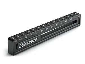 G-FORCE ジーフォース Droop Gauge 4.0to6.6mm Black・G0115