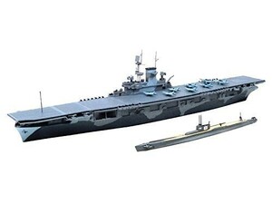 青島文化教材社 1/700 ウォーターラインシリーズ WASP ワスプ &潜水艦 伊-1