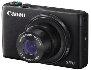 Canon デジタルカメラ PowerShot S120(ブラック) F値1.8 広角24mm 光学5倍